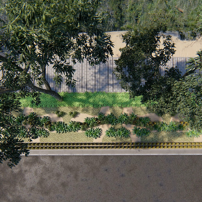 3D rendering showing structural landscape of Riyadh City project
